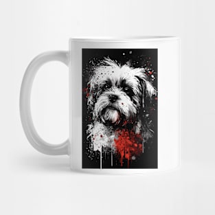 Maltese Dog Portrait Mug